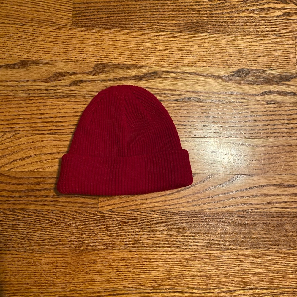 Red beanie